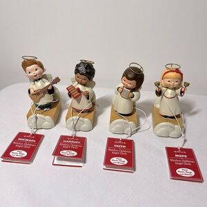 Hallmark Wireless Children's Angel Choir figurines, collectible.2012